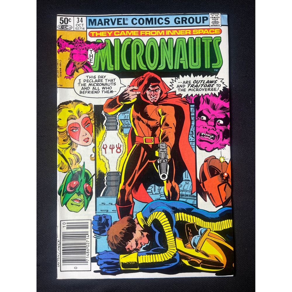 Marvel Comics The Micronauts Issue 34 October 1981 Comic Book